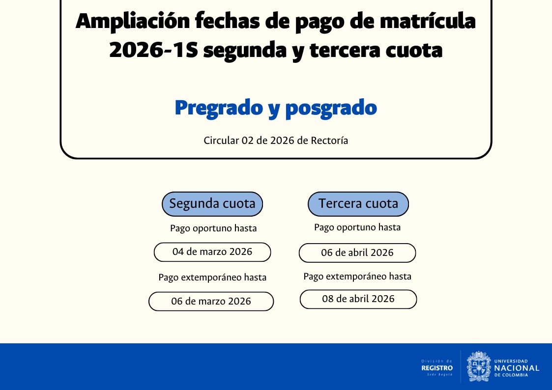 Nuevas Fechas de Pago